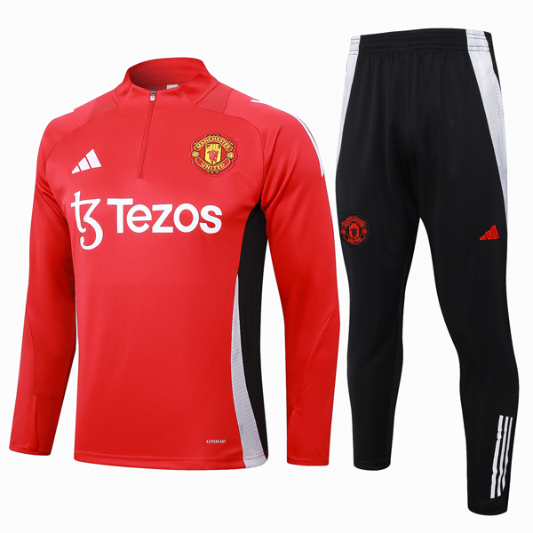 Sudadera De Training Manchester United 2024-25 Rojo 3